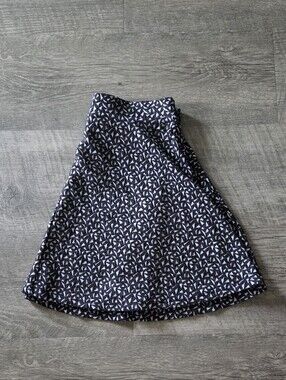 Mossimo Supply Co. Black and White/Cream Detail Skirt.